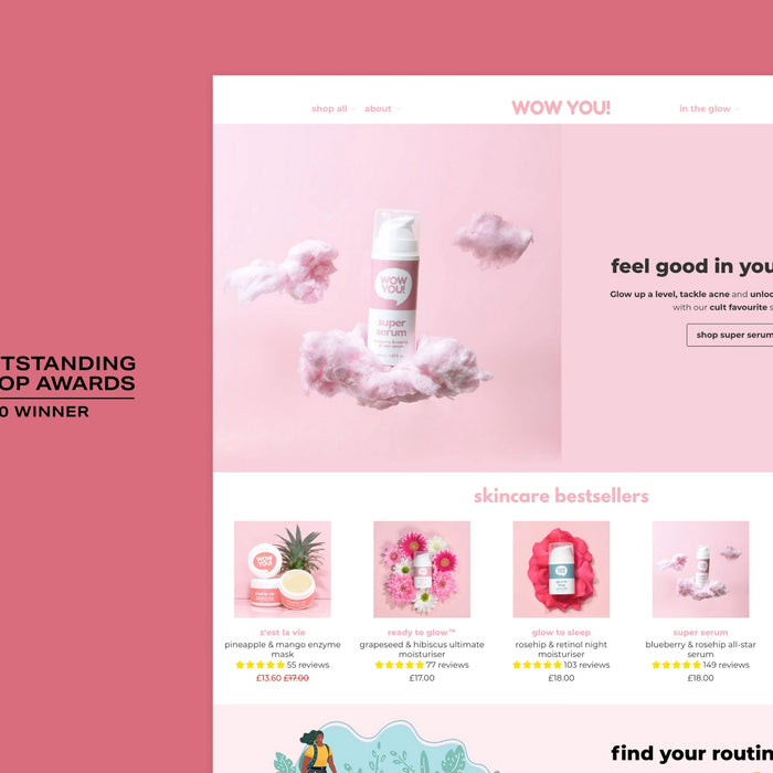WOW YOU!: Winners of the Outstanding Shop Award for best health and beauty online store