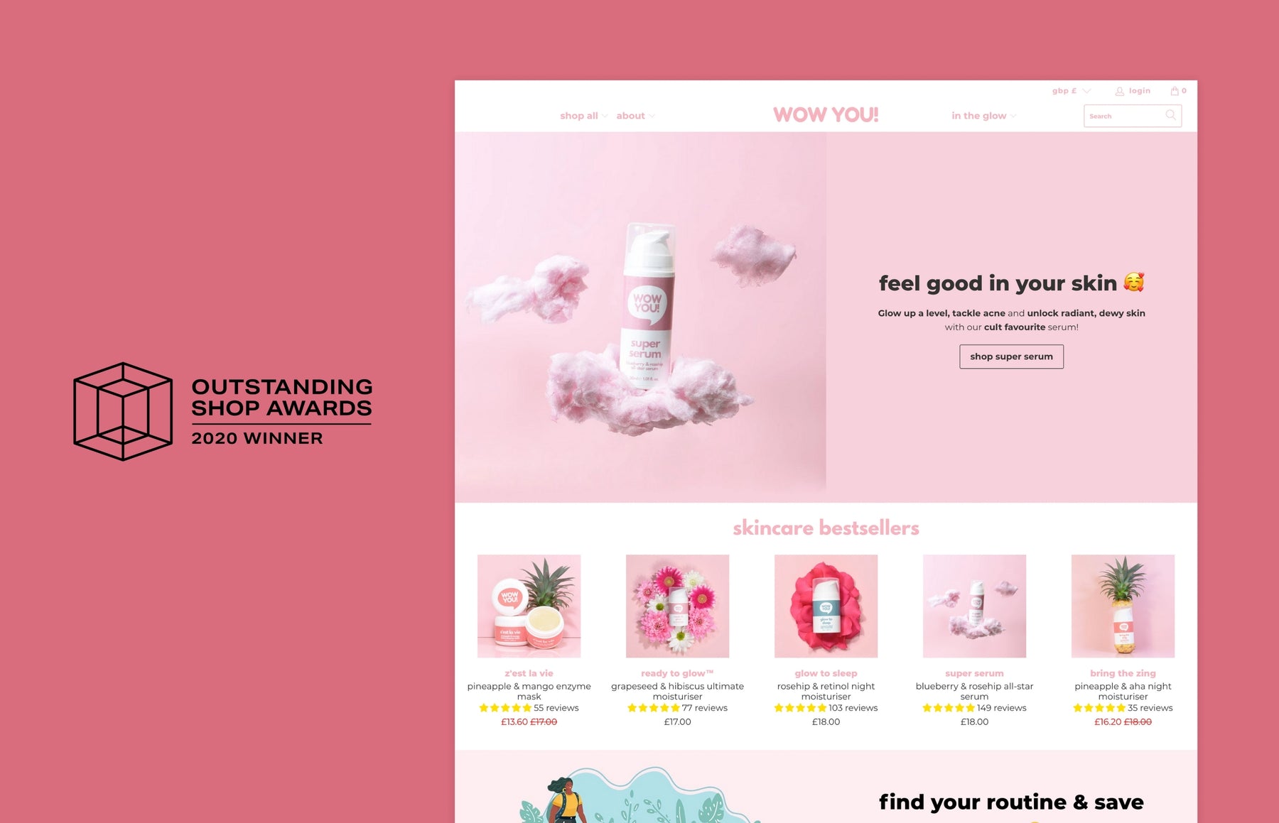 WOW YOU!: Winners of the Outstanding Shop Award for best health and beauty online store