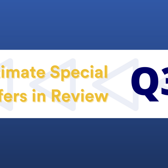 Ultimate Special Offers Q3 in Review