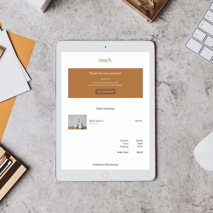 Create better transactional emails for your online store