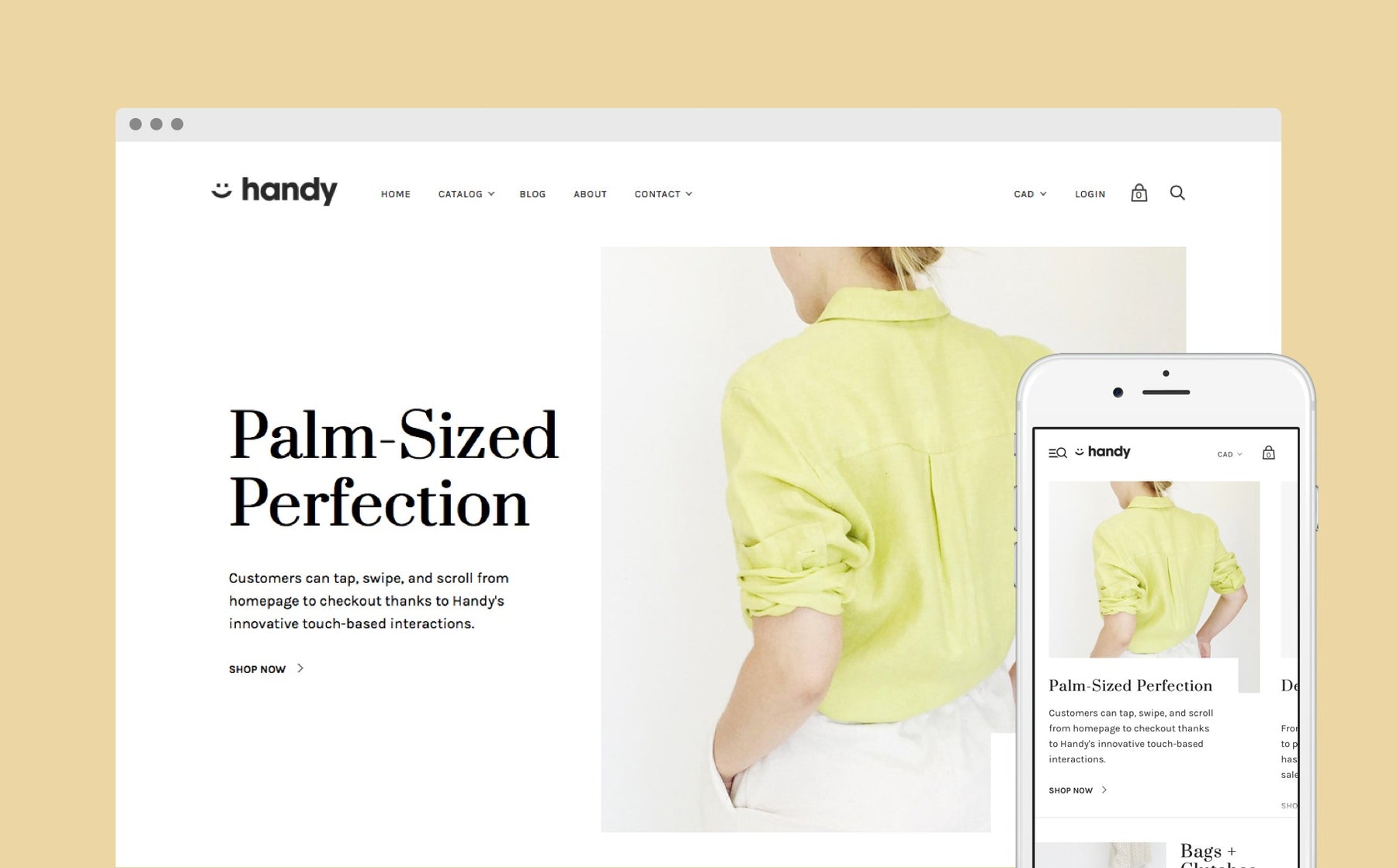Introducing Handy, a powerful, mobile-first Shopify theme